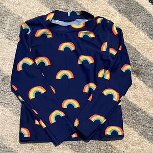 Crewcuts Rainbow rash guard